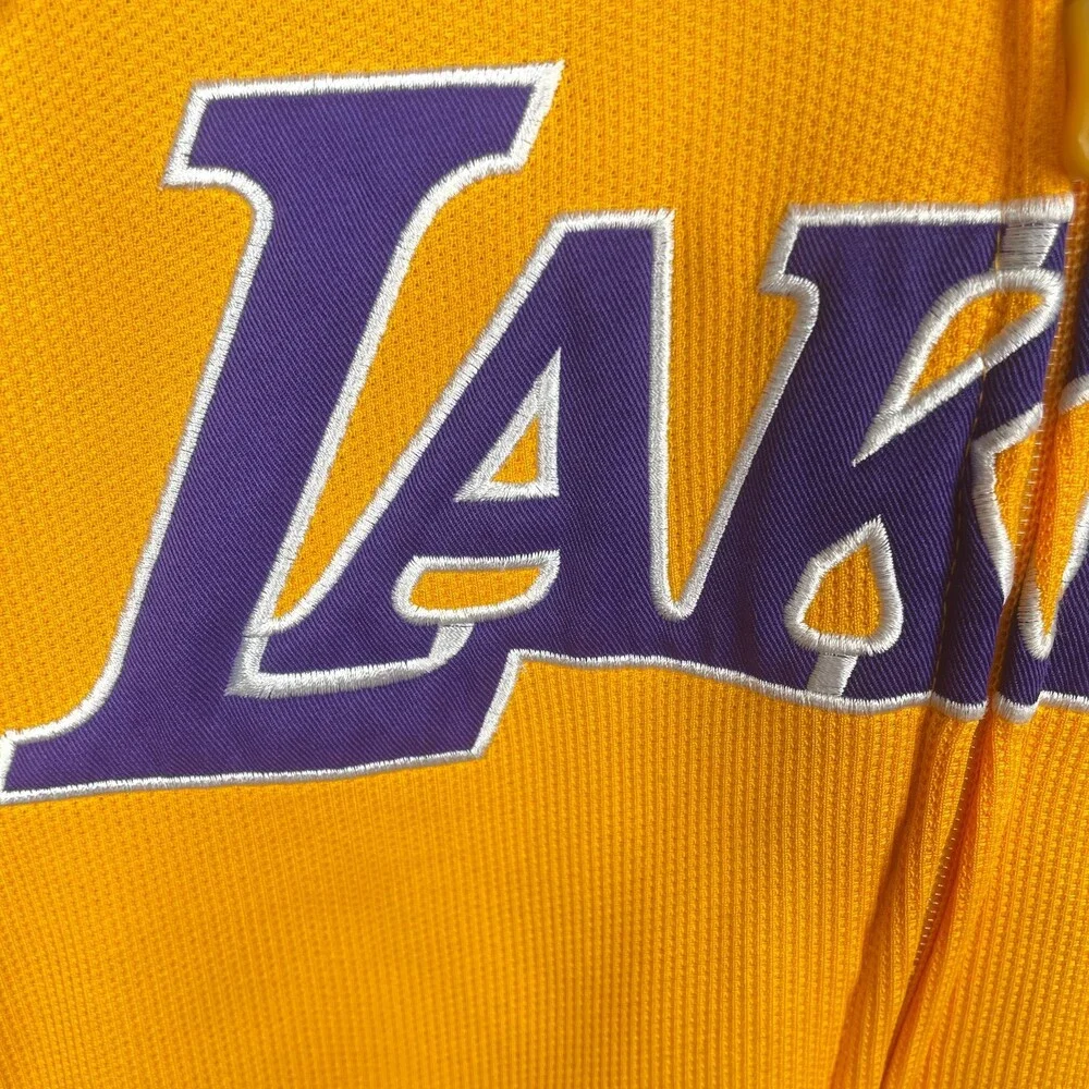 Los Angeles Lakers NBA Adidas Full Zip Up Hoodie/Jacket Mens Medium
